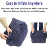 Inflatable Foot Rest Pillow for Travel, Kids Airplane Bed, Japard