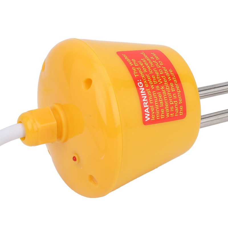 2m Floating Electric Immersion Water Heater with Temperature Tester Yellow
