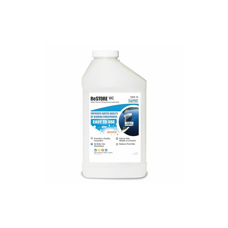 Restore WC Phosphorus Inactivator - Phosphate Removal and Water Clarity