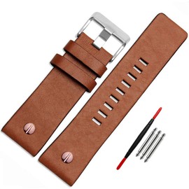 Choco&Man US Calfskin Leather Watch Band Suitable for Men's Diesel Watches