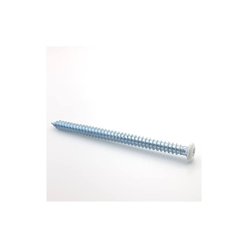 Concrete Screw 7.5 x 182 mm RAL 9010 Pure White