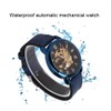FORSINING Automatic Mechanical Watch Waterproof PU Leather Strap Men Wristwatch
