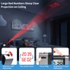 MeesMeek Projection Alarm Clock for Bedroom: Digital LCD Clock with