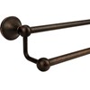 Ntipox Antique Bathroom Double Towel Bar Oil Rubbed Bronze, 24