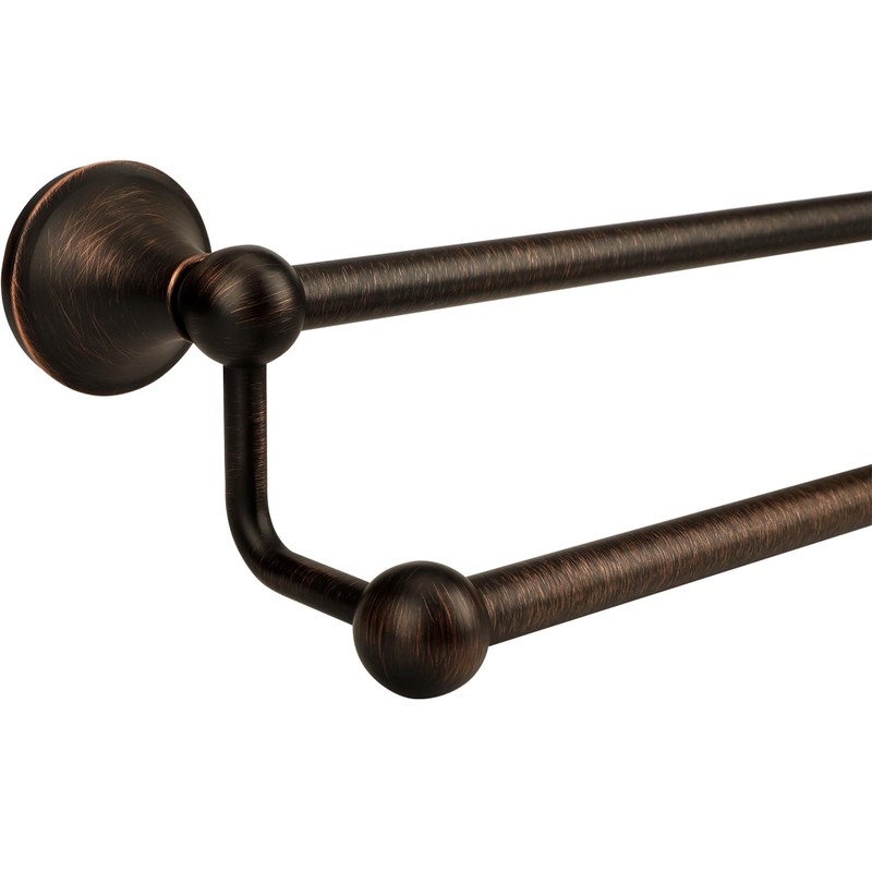 Ntipox Antique Bathroom Double Towel Bar Oil Rubbed Bronze, 24