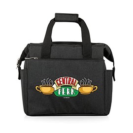 ONIVA - a Picnic Time brand On The Go Lunch Cooler Tote Outdoor Picnic Blanket, 10 x 6 x 10.5, Friends Central Perk-Black