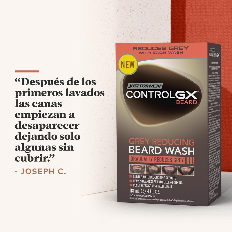 Control GX champú reductor de canas para barba 118 ml