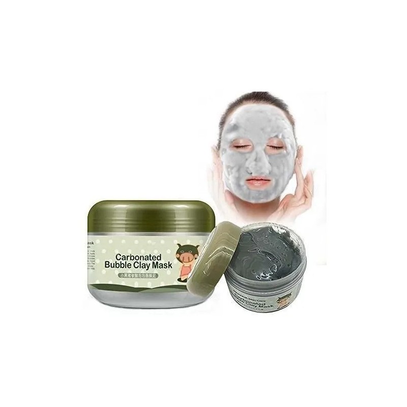 Mascarilla Facial Piel Bioaqua Carbonated Bubble Clay Mask 100g
