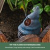 4 Pack Terracotta Watering Spikes, Vacation Self-Watering Planters Devices -