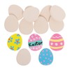 Baker Ross FX709 Egg Shaped Ceramic Painting Stones - 15