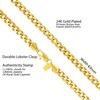 LIFETIME JEWELRY 5mm Cuban Link Chain Necklace for Women and
