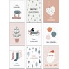 Christmas Cards with Envelope Set of 30 - A6 Folding