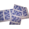KEKA 120 Cajas para Bingo Tradicional, 90 Bolas (Azul)