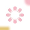 White Flower Press on Nails Spring Summer Pink Fake Nails