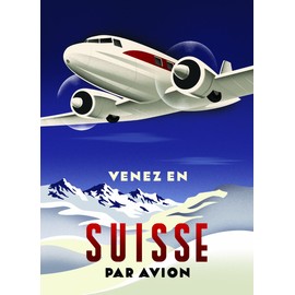 Come to Switzerland by Plane Puzzle, 1000-Piece