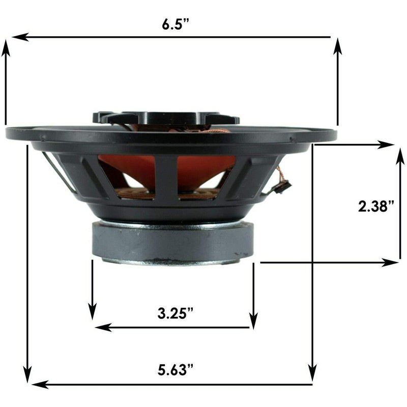 2 Pair of Audiobank 6.5" / 165 mm / 600