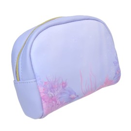 Marimo Craft Ariel MDAA-035 Round Pouch, Purple, W 5.9 x H 4.5 x D 2.2 inches (15 x 11.5 x 5.5 cm)