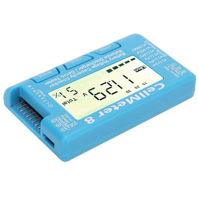 Digital Battery Capacity Checker Voltage Tester Meter for LiPo Life