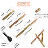 Matrelt 29 Pack 1/4-20" Hanger Bolts 3Sizes 2-4 Inch Include1