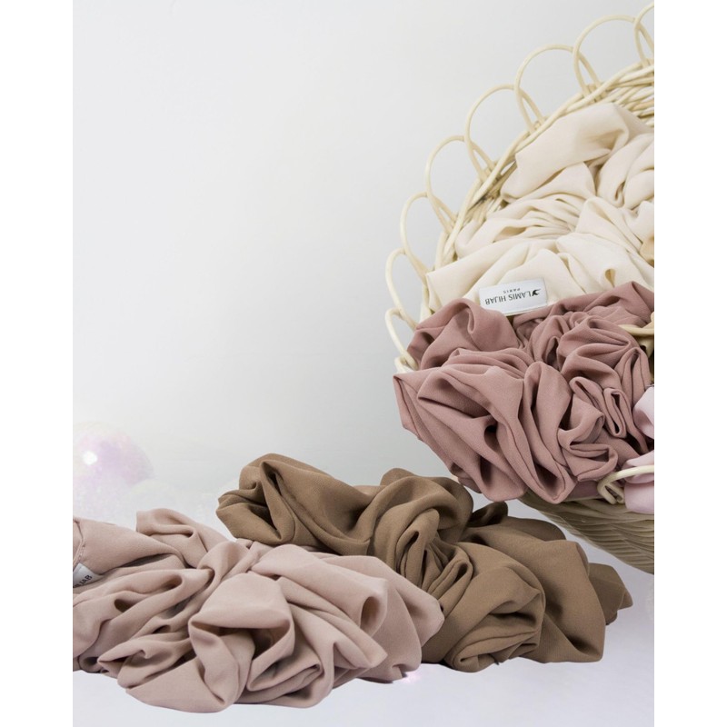 Scrunchie XXL Haargummi aus Chiffon VH300 Lila