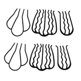 Gatuida 6pcs Metal Hair Combs U Shape Forks for Updo Styling Vintage Design Hair Pins for Women Durable Accessories for Elegant Looks