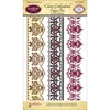 Justrite Classic Embroidered Edges Two Clear Stamp Set