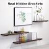 HXRUAOS Heavy Duty Shelf Brackets for Home and Office Steel