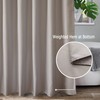 AooHome Short Shower Curtain 72 x 66 Inch, Fabric Shower
