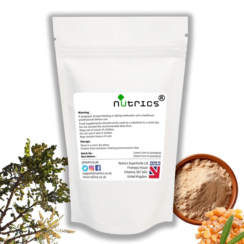 Nutrics® 200g BOSWELLIA SERRATA Powder Indian Frankincense Boswellic Acid -