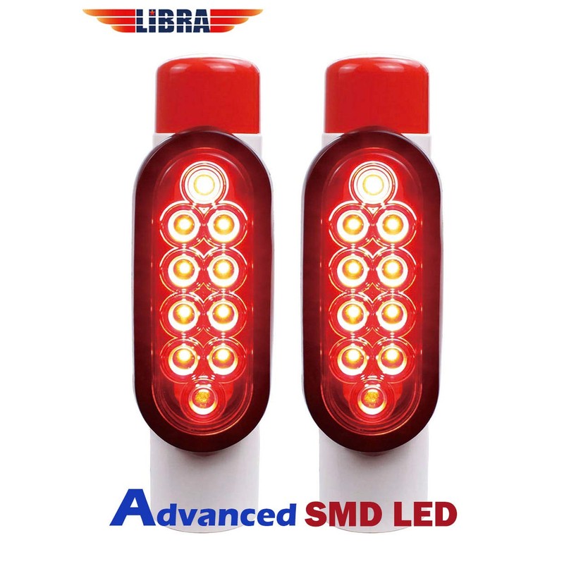 LIBRA Boat Trailer Guide on Post Pipe Guide Light Set