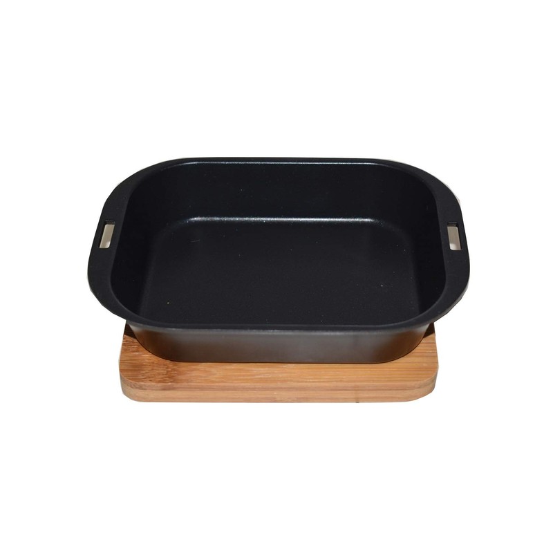 Ishigaki Sangyo 4034 Aluminum Square Grill Plate, Black, Small, Approx.