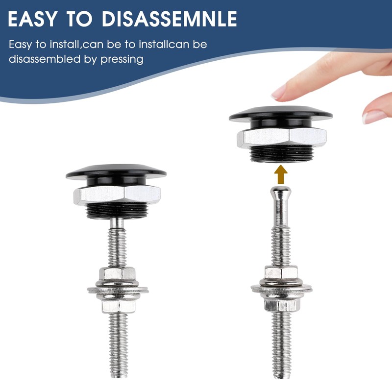 2 Pcs Quick Release Bumper Universal Aluminum Vehicle Hood Pins