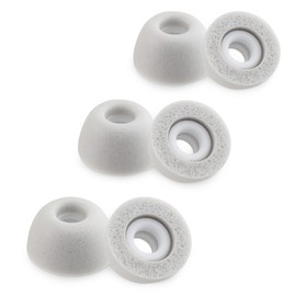 NANLANFAN Replacement Foam Ear Tips for TOZO A1 / T10 / T6 / NC7 / NC9 Wireless Earbuds, Ultimate Comfort, 3 Pairs (S/M/L, Gray)