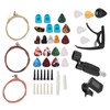 Guitar Accessories Color String Set Tuner Capo Bridge Pins Pick