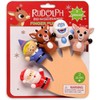 Rudolph the Red-Nosed Reindeer Finger Puppets Rare Find -5pc