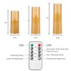 Homemory Amber Flameless Battery Operated LED Candles with Remote Control,