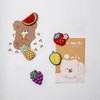 5pcs Fruit Fridge Magnets Set - Watermelon, Pineapple, Grape, Sliced
