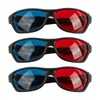 Namvo 3 Pack Red Blue 3d Glasses Cyan Anaglyph 3d