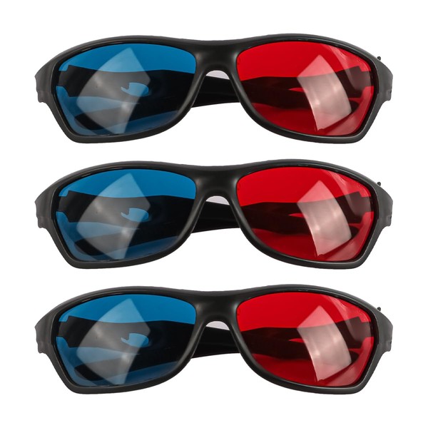 Namvo 3 Pack Red Blue 3d Glasses Cyan Anaglyph 3d
