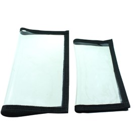 SQXBK 2PCS 180mm to 200mm PVC Transparent Bait Protector Fishing Rod Hook Organiser Fishing Tackle Supply