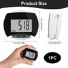 Portable Pedometer Step Counter Accurately Track Steps, 3D Sports Pedometer