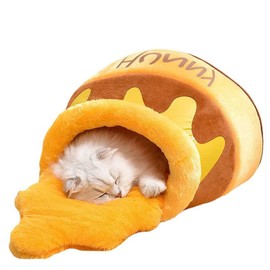 Cat Bed, Cat Cave, Cuddly Bed Cats, Cats Cuddly Bed, Cat Nest Honey Pot, for Small Cats
