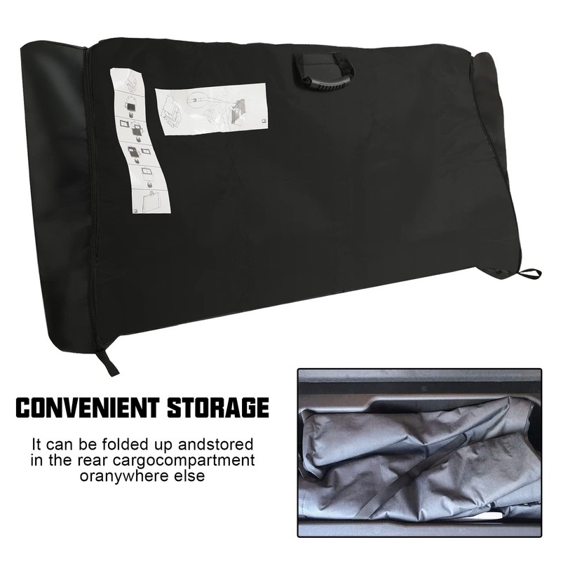 D-Lumina Soft Top Window Storage Bag Compatible with Jeep Wrangler
