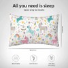 WILNURO Unicorns Pillowcase Magic Fairy Rainbow Pony Super Soft Cozy