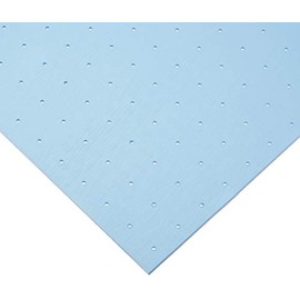 Rolyan Splinting Material Sheet, Polyflex II, Blue, 1/8" x 18" x 24", 1% Perforated, Single Sheet
