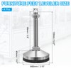 PATIKIL Furniture Leveling Feet 3.2" Dia Base M12 Thread, 4Pcs