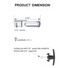 Quality Life Truck Cap Camper Shell T-Handle Lock Latch Replacement