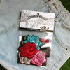 CHBROS 9 Pcs All Kinds of Colors Rose Embroidered Patch