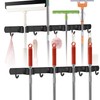 2 Pack Broom Holder Wall Mount, Thickened SUS304 Broom Organizer