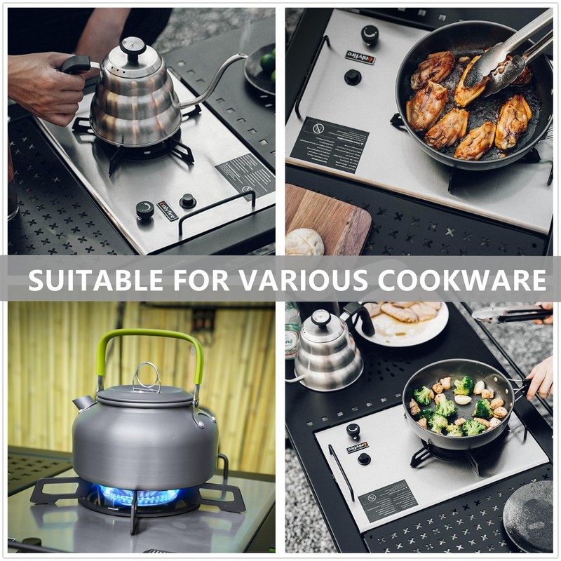 ONLYFIRE OUTDOOR LIVING Portable IGT Camping Stove with Foldable Legs,